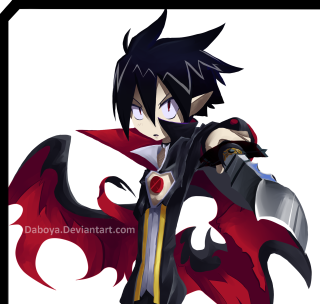 Cartoon character sword red cape - his head free wallpaper for tablet