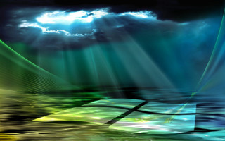 Computer bright light cloud sky - light ray free wallpaper