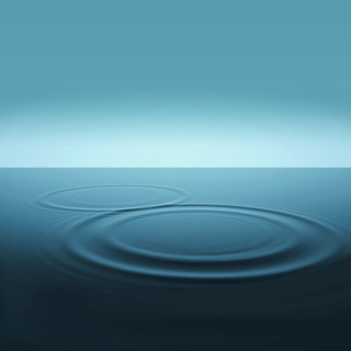 Blue background water ripples circle - free rain wallpaper for tablet