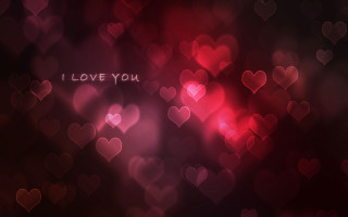 Blurry hearts love valentine kiss - anthony devas free wallpaper for desktop