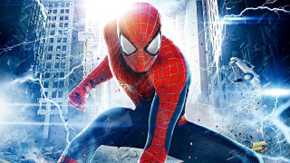 Spider man suit city lightning - a spider man in a suit free wallpaper