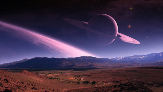 Distant planet distant star background - a distant planet free wallpaper