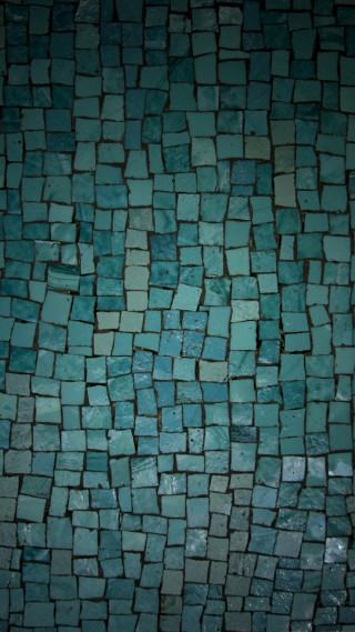 Blue tiles wall closeup white - texture free wallpaper for mobile