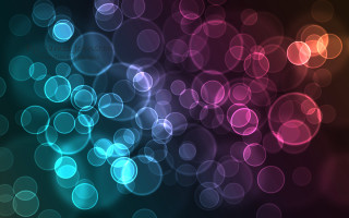 Blurry colorful background circles of 2 - circle of light free wallpaper