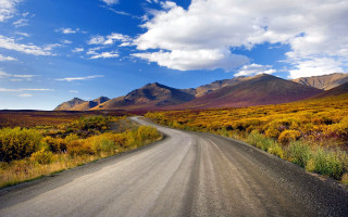 Desert dirt road mountains blue - beautiful landscape free wallpaper