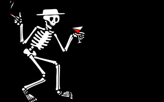Skeleton holding wine glass hand - a skeleton holding free wallpaper