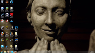 Computer screen statue keyboard icons - new sculpture free wallpaper