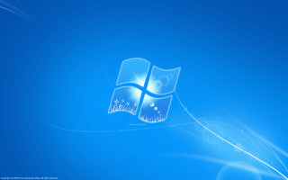 Blue desktop wallpaper window grass - screenshot free wallpaper