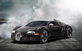 Black bugatti smoke hood car - hood free wallpaper