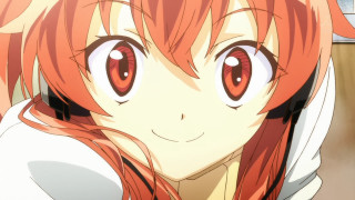 Girl red hair big eyes 6 - big eye free wallpaper