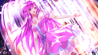 Pink dress dancing rain anime - the rain free wallpaper
