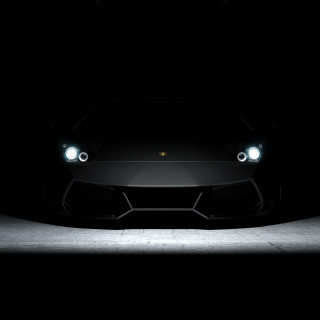 Black sports car dark headlights - cornelisz hendriksz vroom free wallpaper for tablet
