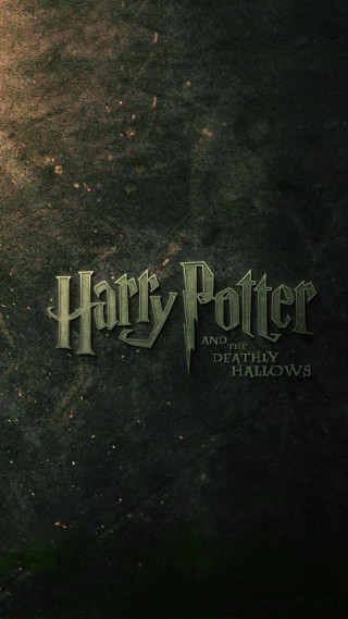 Harry potter logo dark background 2 - a light shining free wallpaper for mobile