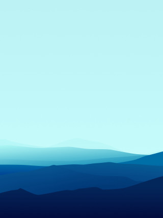 Blue abstract landscape plane horizon - a blue sky above free wallpaper for mobile