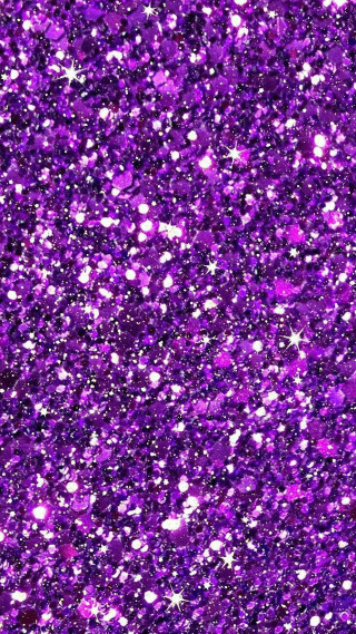 Purple glitter white stars black - white star free wallpaper for mobile