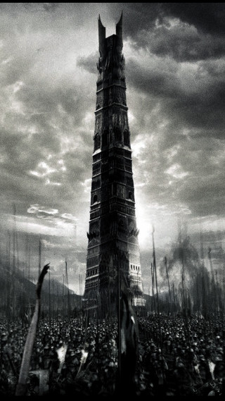 Tower crowd dark sky clouds - cloud above free wallpaper for mobile