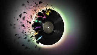 Record bats flying dark sky - a rainbow light free wallpaper