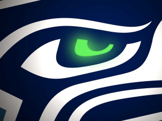 Seattle football logo green eyes - clear eye free wallpaper