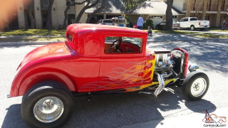 Red car flames parking lot - dee whitcomb free wallpaper