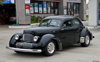 Black car parked road building 4 - don eddy free wallpaper for desktop