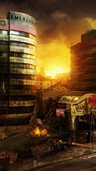 City fire bridge skyline matte - cedric seaut keos masons free wallpaper for mobile