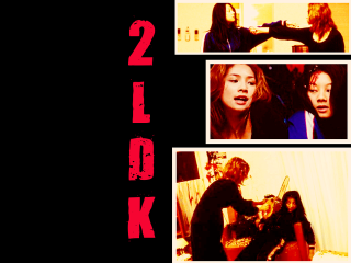 Woman knife man gun collage - her hand and a man free wallpaper for desktop