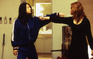 Woman helping woman hair mirror - chen yifei free wallpaper