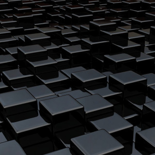 Black square objects room black 2 - ray free wallpaper for tablet