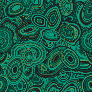 Green black background circles lines - free abstract wallpaper for tablet