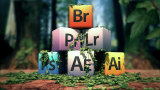 Cubes letters rrl forest setting - a forest setting free wallpaper