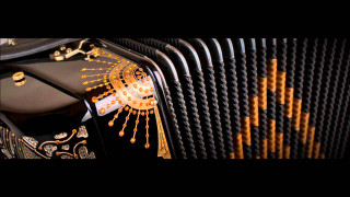 Black gold accordion closeup yellow - a yellow arrow free wallpaper