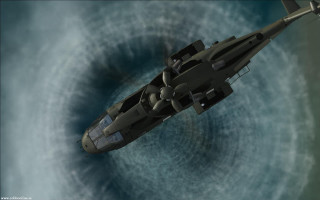 Helicopter ocean circular design black - bartolomeo cesi free wallpaper