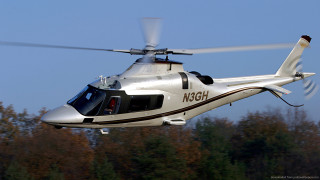 Helicopter flying forest trees blue - a blue sky above free wallpaper