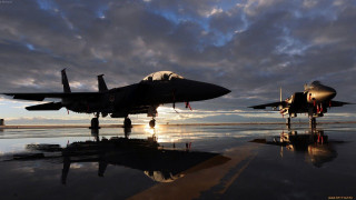 Fighter jets airport tarmac sunset - top of an airport tarmac free wallpaper