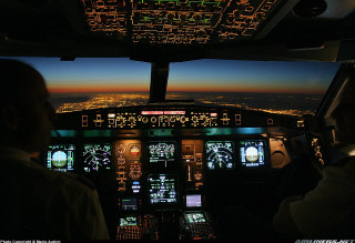 Cockpit night lights view image - felixkelly free wallpaper