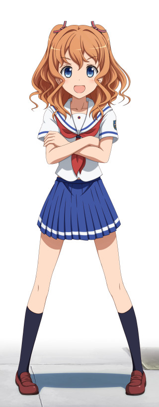 Girl sailor outfit arms crossed - her chest free wallpaper for mobile