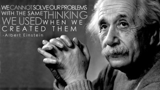 Albert einstein science problem quote - new objectivity free wallpaper