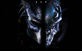 Predator face black background red - neoprimitivism free wallpaper