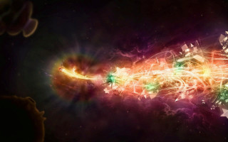 Colorful abstract background starburst center - arcane free wallpaper