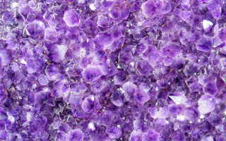 Purple crystal rock flower branch - a mosaic free wallpaper