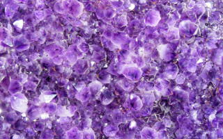 Purple rock crystals closeup white - crystal cubism free wallpaper