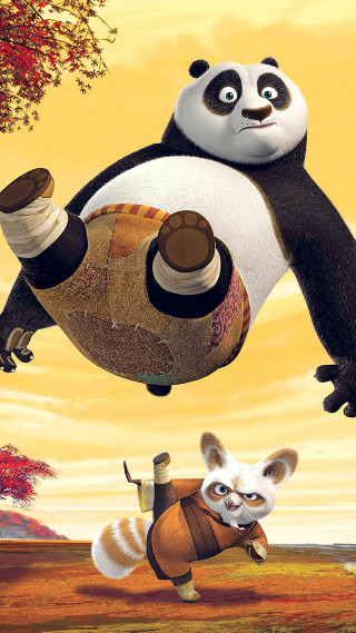 Panda flying ball running another - ding guanpeng free wallpaper for mobile