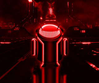Red light black background red 4 - a red light in the middle of the image free wallpaper