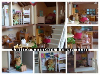 Dollhouse collage furniture staircase doll - detail free wallpaper for desktop