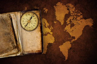 Book clock map world matte - a map of the world free wallpaper