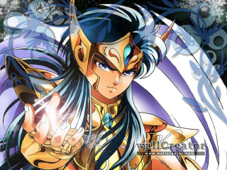 Woman blue hair sword star - fabien charuau free wallpaper