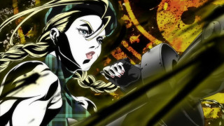 Woman gun fire black white - neogeo free wallpaper