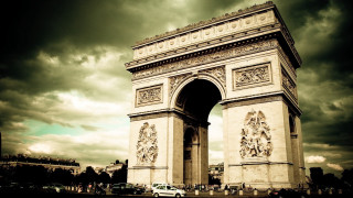 Car parked monument cloudy sky - didier mouron free wallpaper
