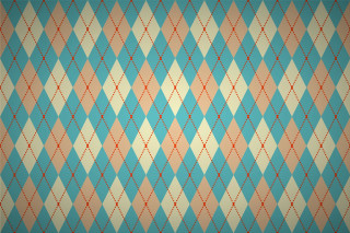 Blue orange checkered lightgreen lightorange - diagonal free wallpaper