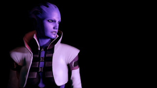 Man purple outfit black background 2 - a purple outfit free wallpaper